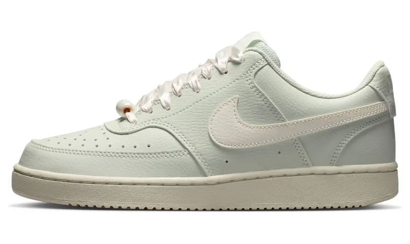 Nike Court Vision Low SE ‘Stitched Floral “Spruce Aura / Sail” (IB6652-002)
