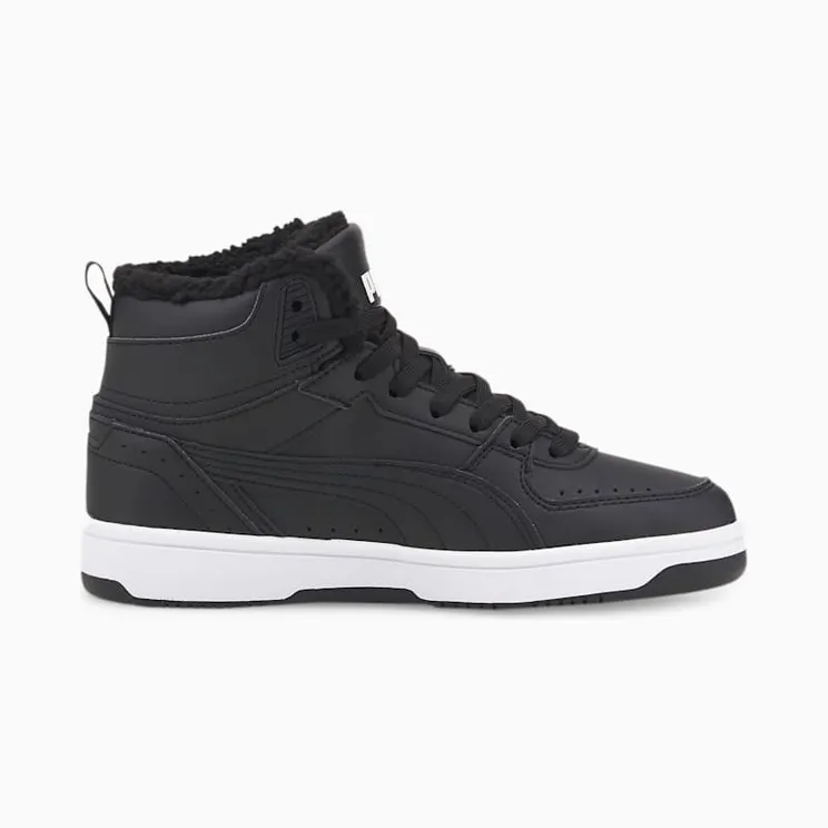 Puma Rebound Joy Fur Wit/Zwart (375477-01)