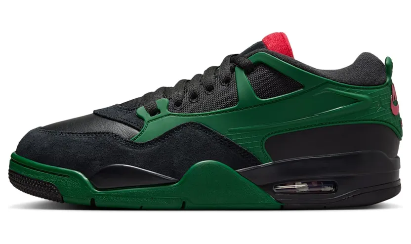 Jordan 4 RM “Black Gorge Green University Red” (FQ7939-003)