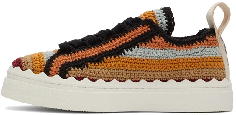 Chloé White Lauren Sneakers (CHC22S108X3)