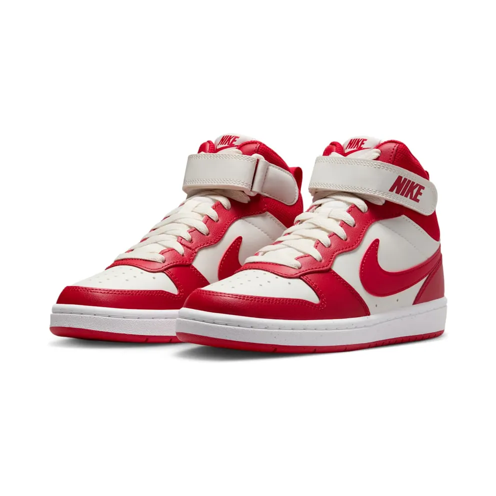 Nike Court Borough Mid 2 Sail White Gym Red (CD7782-124)