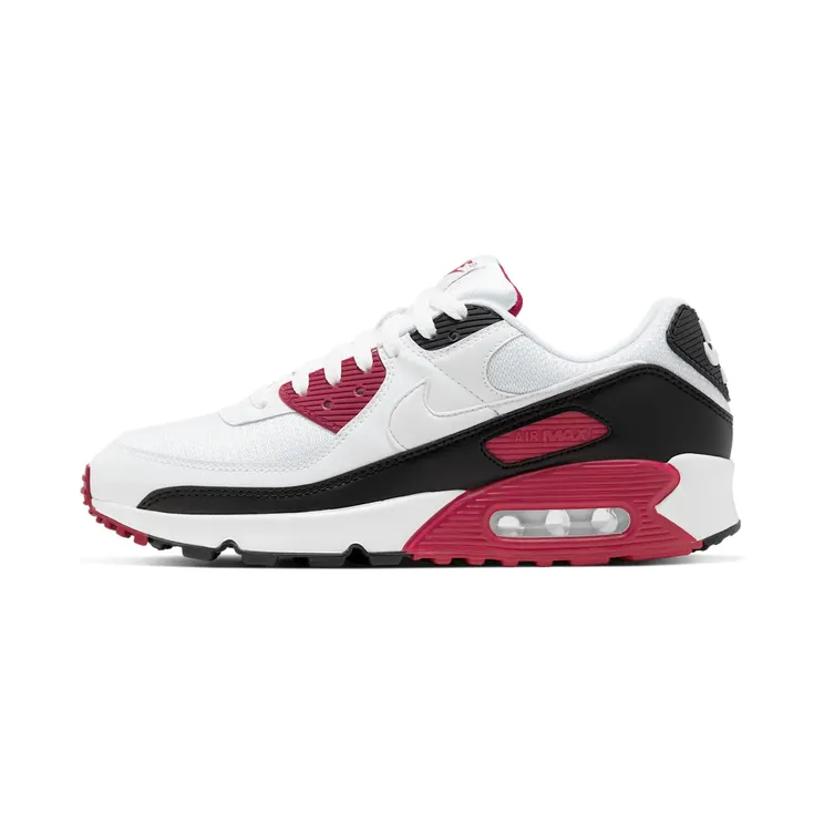 Nike Air Max 90 New Maroon – “White / New Maroon / Black” (CT4352-104)