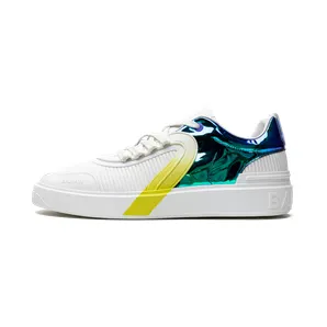 Balmain B Court Trainer Low “Volt Blue” (YM0VI292TMMP)