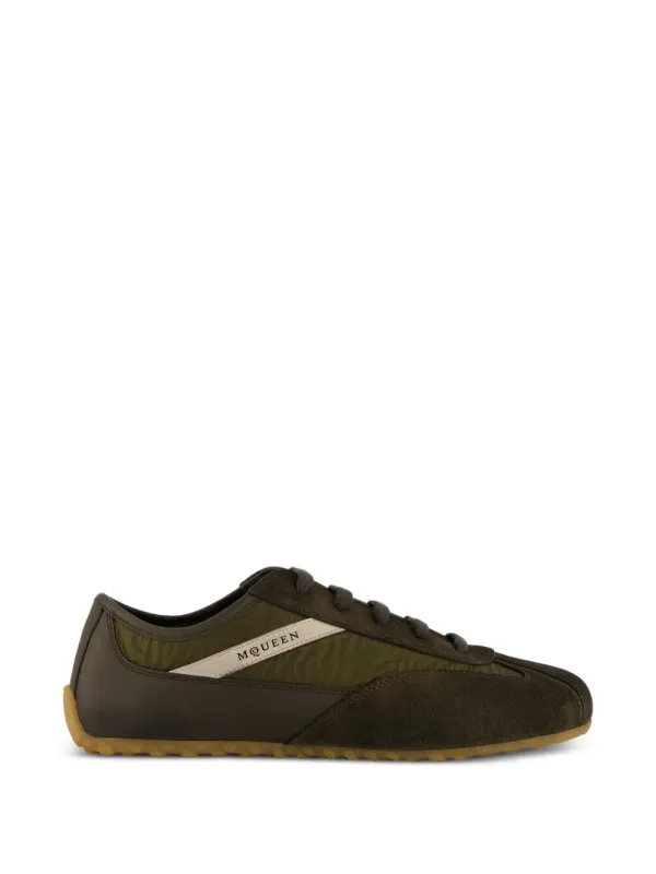 Alexander McQueen Denali leren sneakers – Green (868496WIAK1)