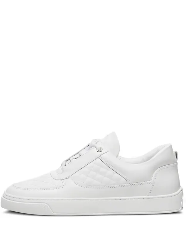 Leandro Lopes Faisca with gewatteerd patroon – White (LL039P80)