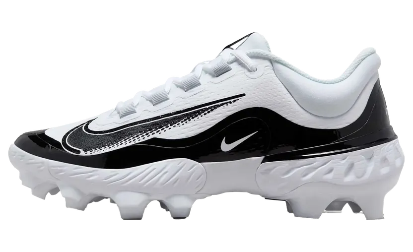Nike Alpha Huarache Elite 4 Low MCS “White Black” (FD6255-101)
