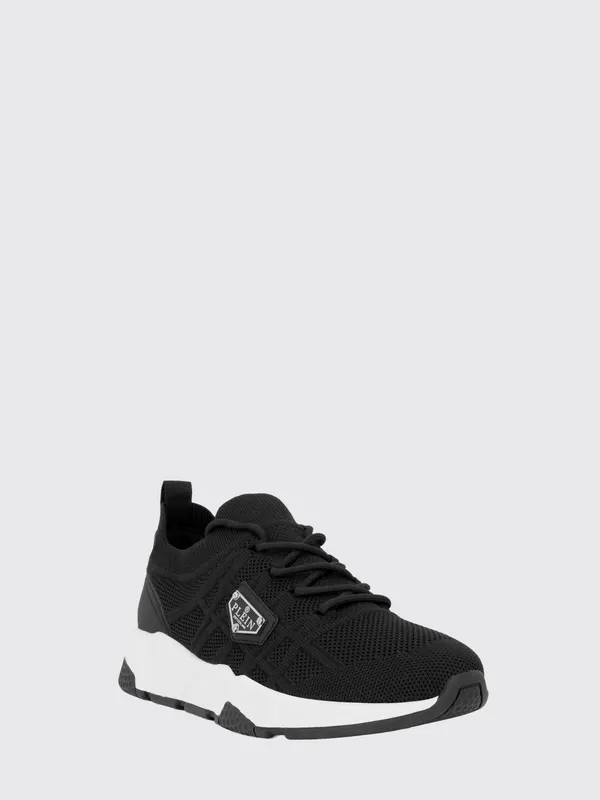 Philipp plein Low-Top Technical Mesh with Elasticized Ankle Black (UAFSUSC1076PTE003N02)