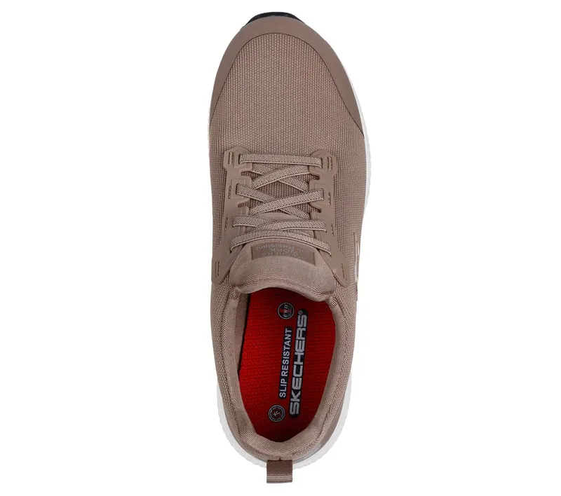 Skechers Work: Squad SR – Myton Sneaker Taupe