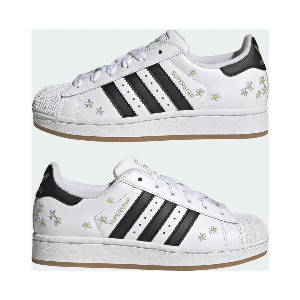 Adidas SUPERSTAR II Shoes Cloud White / Core Black / Gum (KK3377)