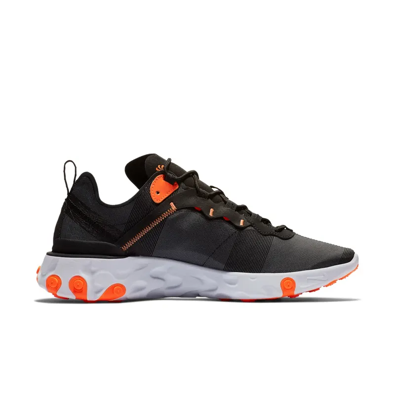 Nike React Element 55 Wolf Grey Orange (BQ6166-006)