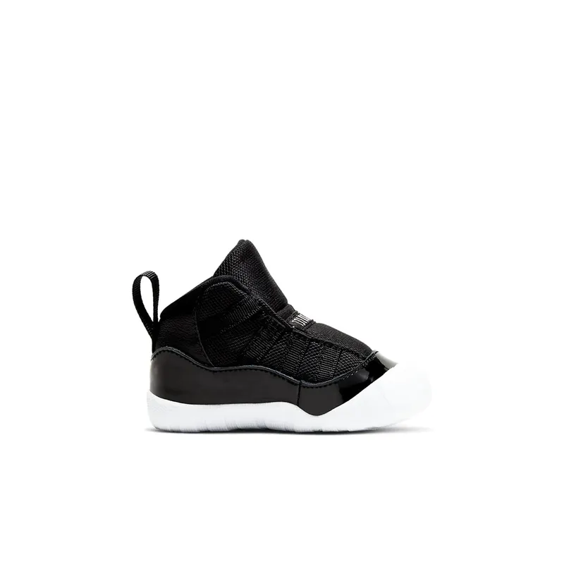 Jordan 11 Crib Bootie 72-10 (TD) Black/Varsity Red-White (CI6165-061)