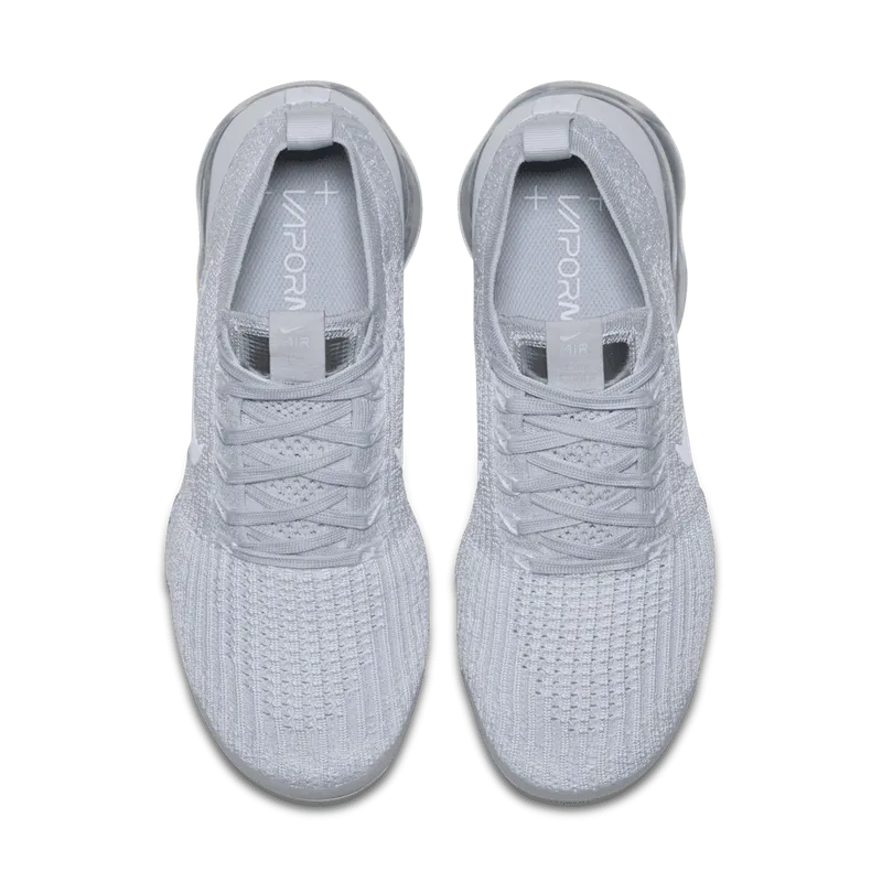 Nike Air VaporMax Flyknit 3 Pure Platinum (W) White/Pure Platinum-Metallic Silver-White (AJ6910-100)