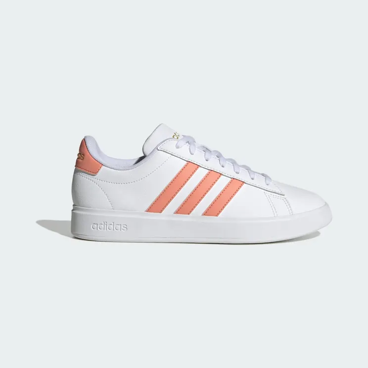 adidas Grand Court Cloudfoam Lifestyle Court Comfort Cloud White / Wonder Clay / Gold Metallic (ID4479)