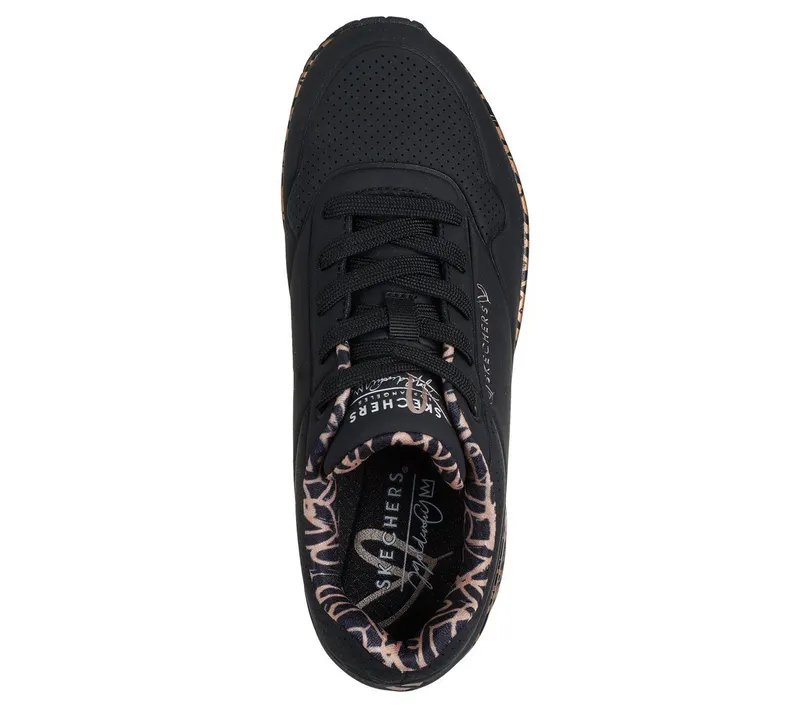 Skechers x JGoldcrown: Uno – Loving Love Sneaker Black/Roos Gold