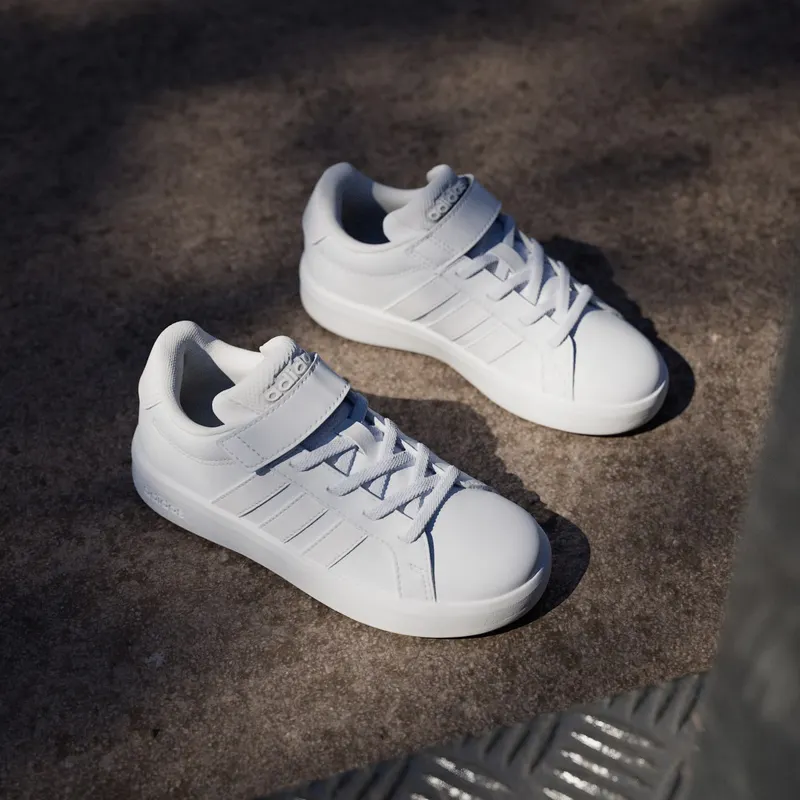 Adidas GRAND COURT 3.0 Shoes KIDS Cloud White / Cloud White / Cloud White (HP3532)