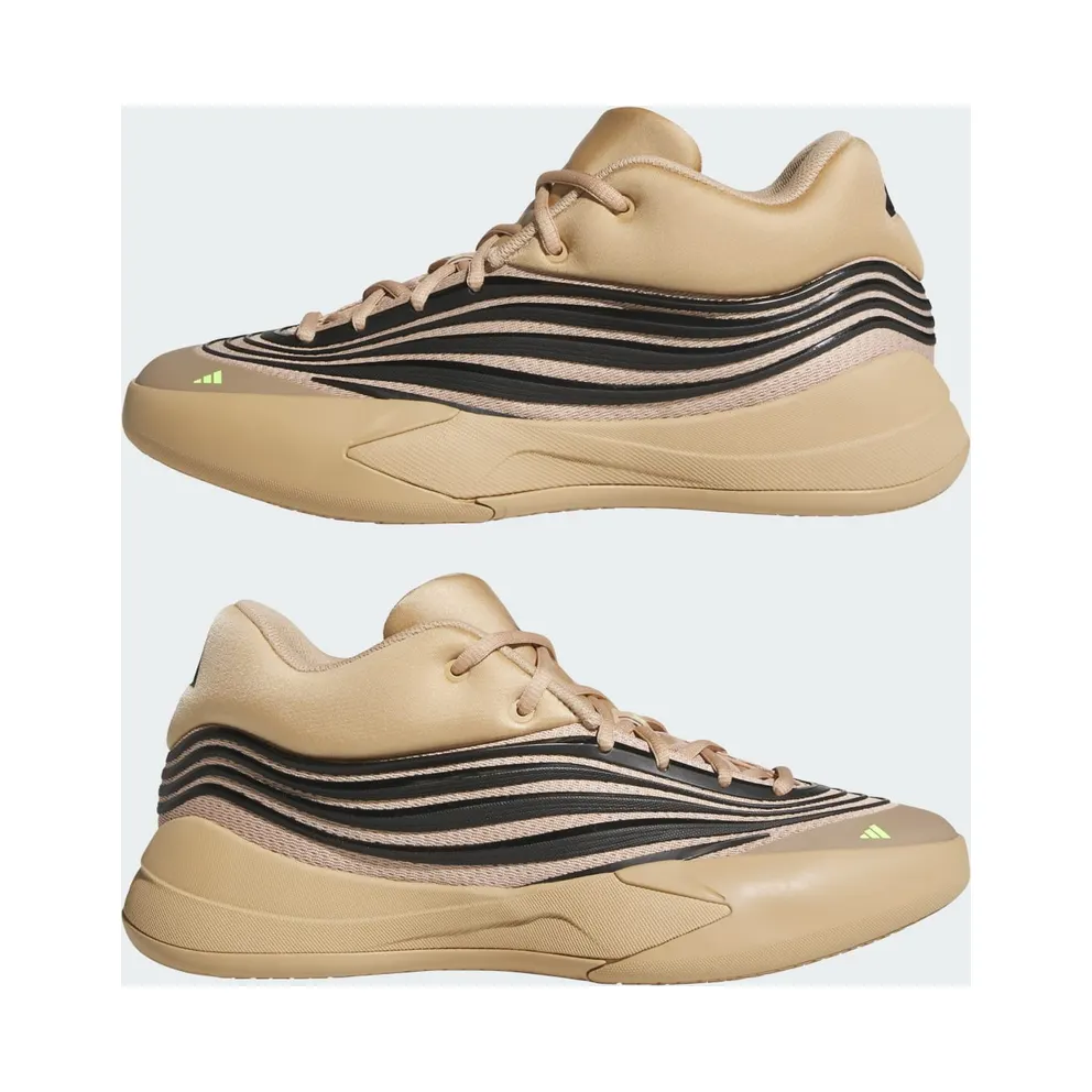 Adidas Dame X Warm Sandstone / Core Black / Lucid Lemon (KJ4399)