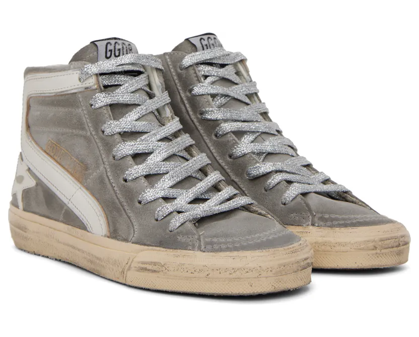 Golden Goose Gray Slide Sneakers (GWF00115.F003231.60364) (4)