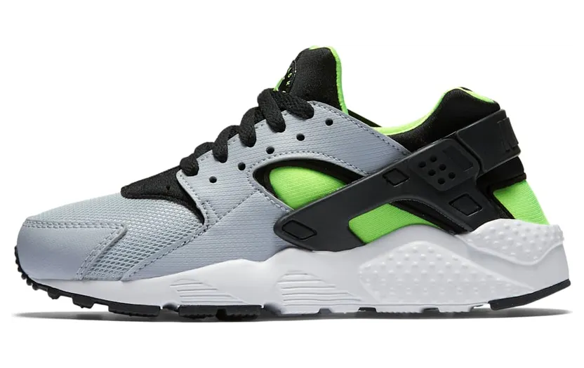 Nike Air Huarache Wolf Grey Electric Green (654275-015)