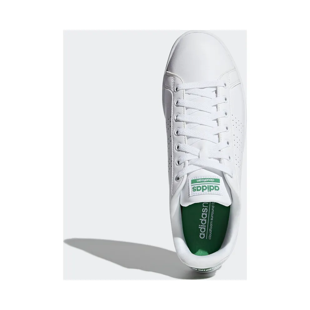 adidas Cloudfoam Advantage Clean White Green Footwear White/Footwear White/Green (AW3914)