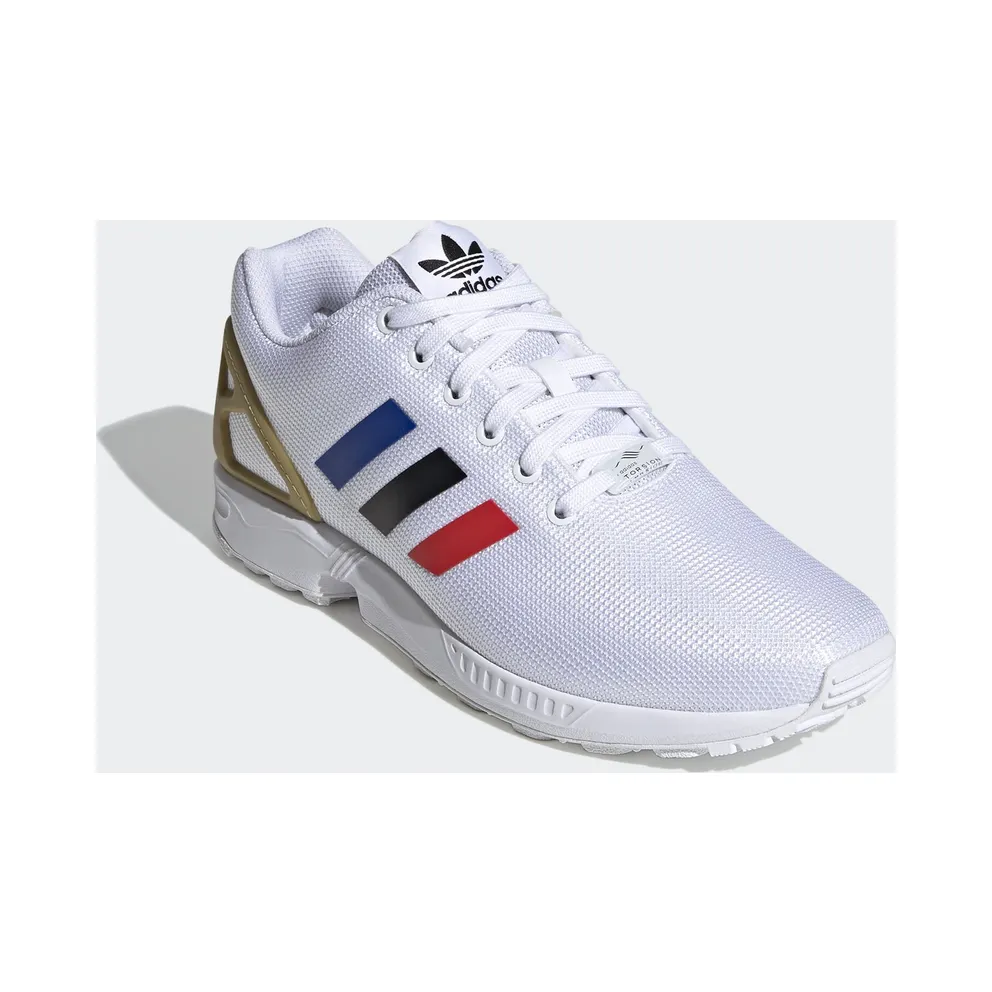 adidas ZX Flux Cloud White Cloud White/Core Black/Team Royal Blue (FV7918)