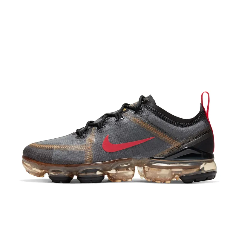 Nike Air VaporMax 2019 Black Gold Red (W) Black/Metallic Gold-University Red (CU4872-001)