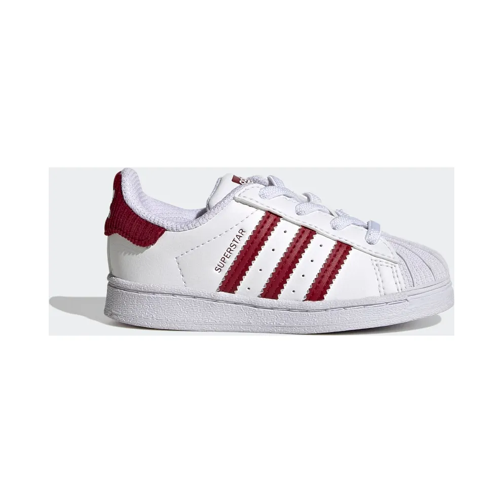 adidas Superstar Schuh Cloud White / Team Colleg Burgundy / Cloud White (GY3335)