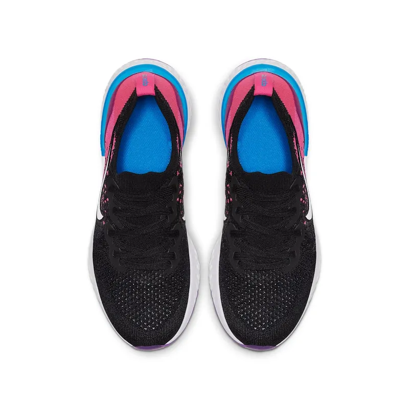 Nike Epic React Flyknit 2 voor kids Black (AQ3243-016)