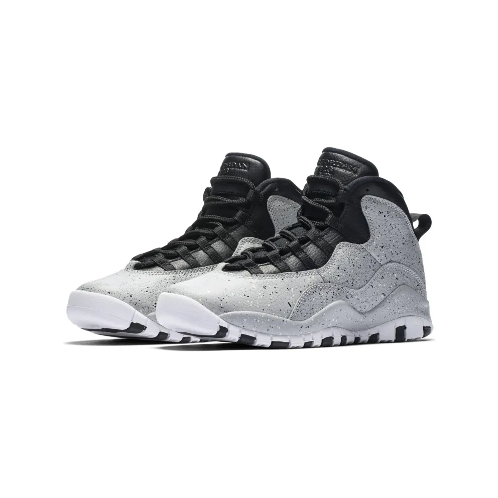 Jordan 10 Retro Light Smoke Grey (GS) Light Smoke Grey/Black-University Red-White (310806-062)