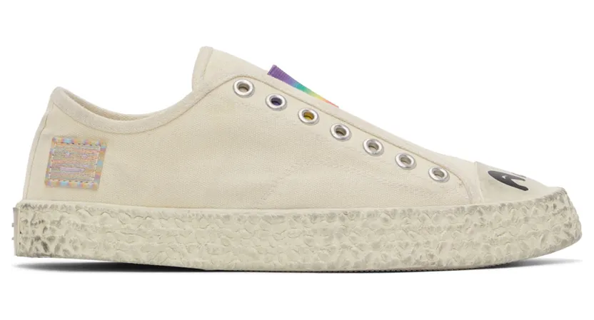 Acne Studios Off-White Ballow Rainbow Sneakers (BD0221-)