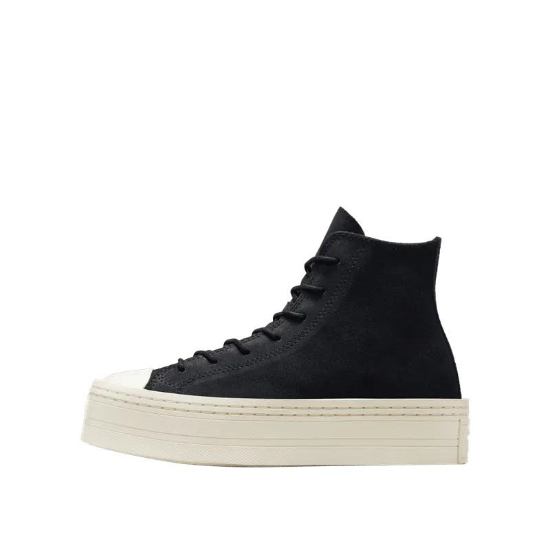 Converse Chuck Taylor All Star Modern Lift Platform Mono Suede Black/black/egret