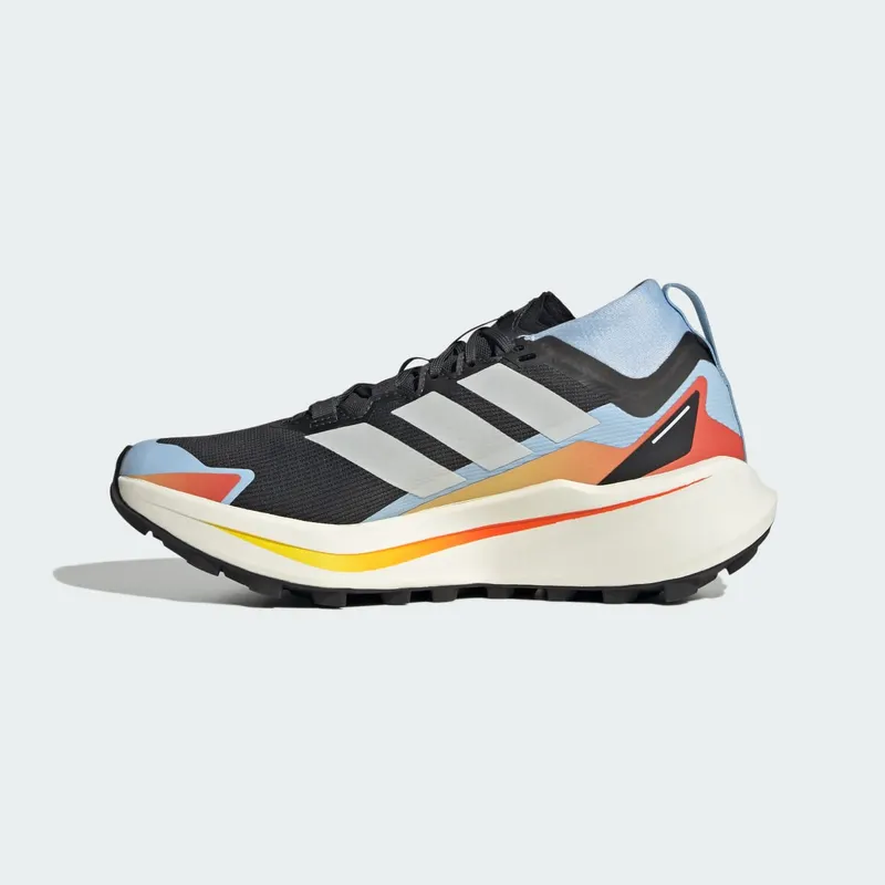 Adidas Terrex Agravic GTX Trail Running Core Black / Cloud White / Glow Blue (JQ9158)