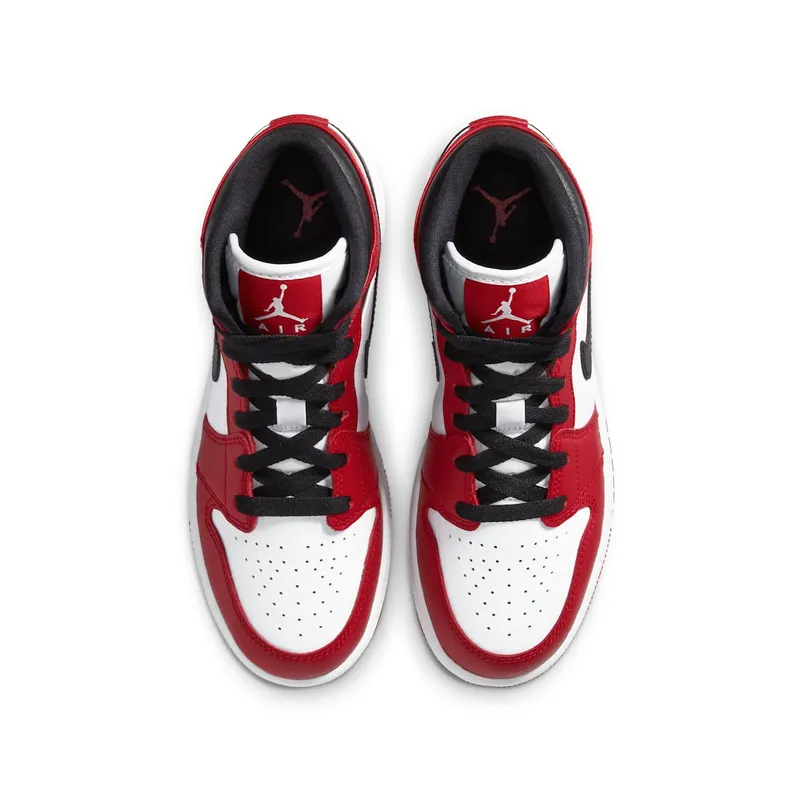 Air Jordan 1 Mid ‘Chicago’ (GS) (2020) (554725-173)