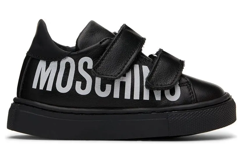 Moschino Baby Black Velcro Sneakers (71681)