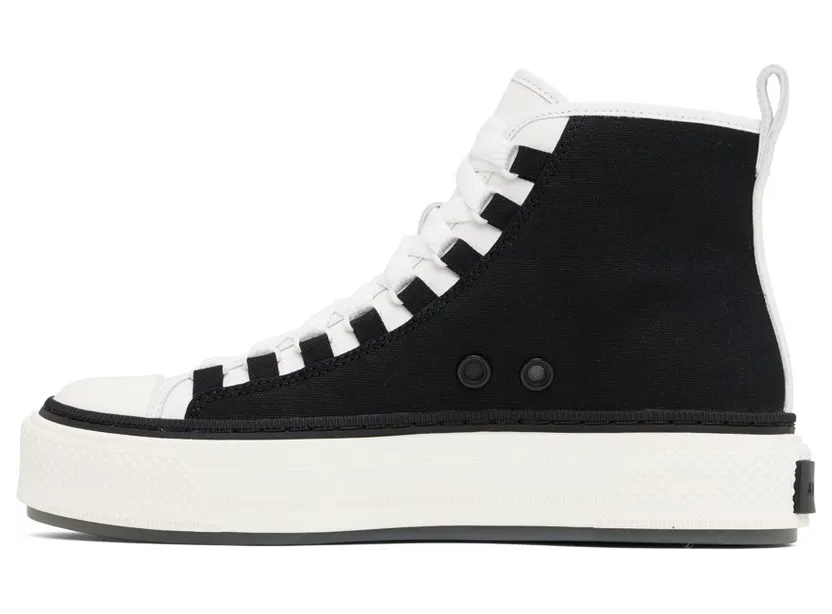 Amiri Black & White M.A. Court BLACK / WHITE-CANVAS (AW22MFS015) (3)