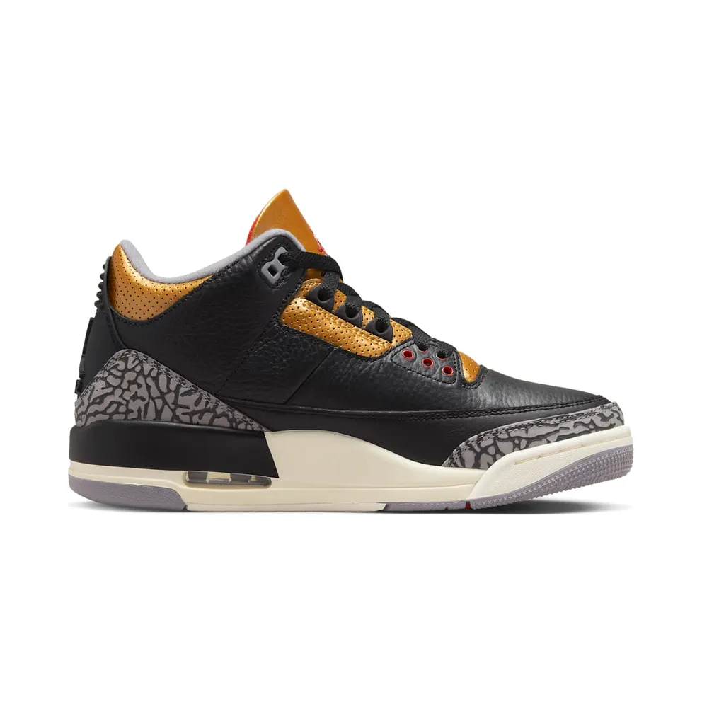 AIR Jordan 3 “Black Cement Gold” (CK9246-067)