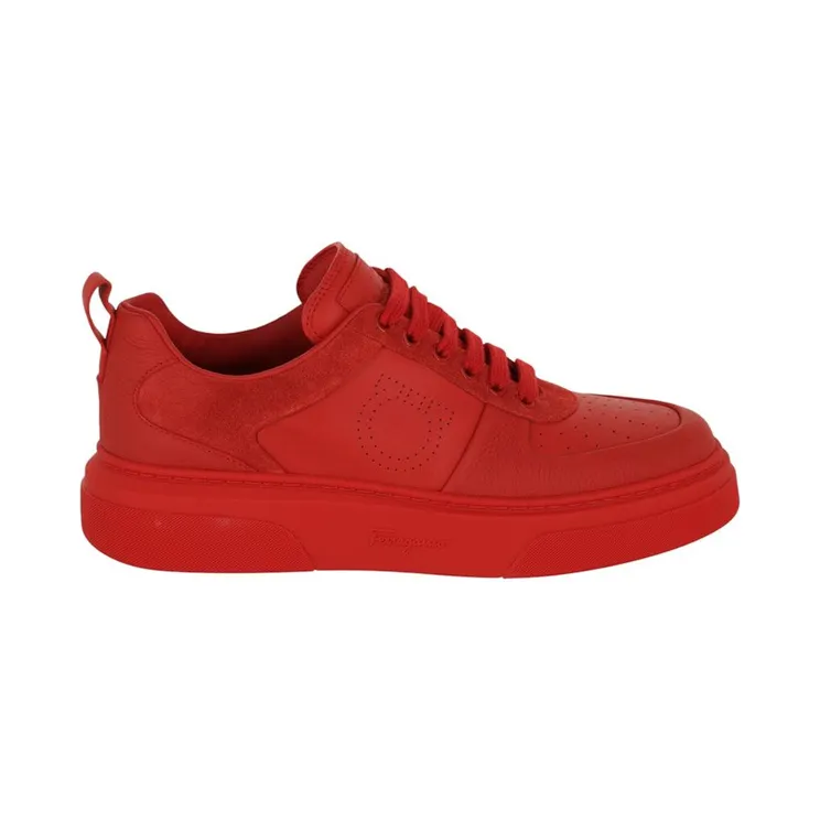Ferragamo Cassina Low-Top Sneakers Red (021171-760114-M)
