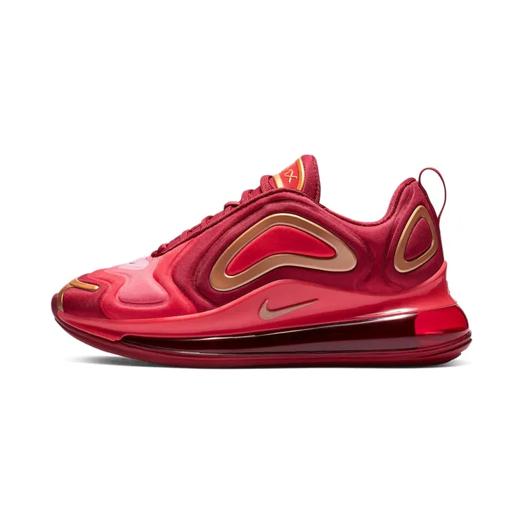 Nike Air Max 720 Iron Man (GS) “Team Crimson / Gym Red / Ember Glow / Metallic Red Bronze” (AQ3195-600)