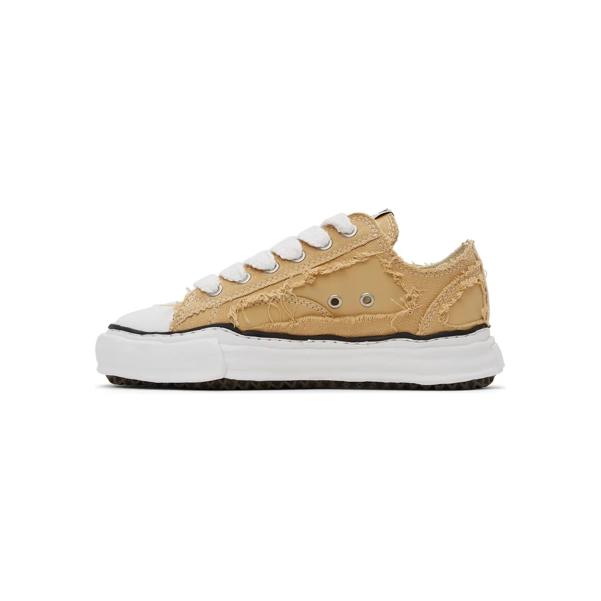Miharayasuhiro Beige Broken Peterson Low Sneakers (A08FW717) (3)