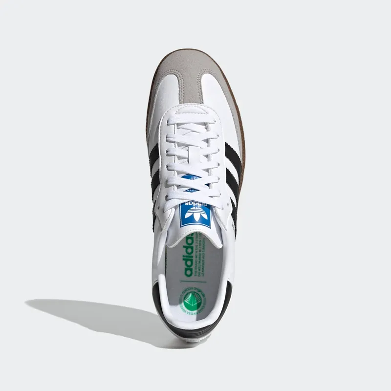 Adidas Samba Vegan Cloud White / Core Black / Gum (H01877)