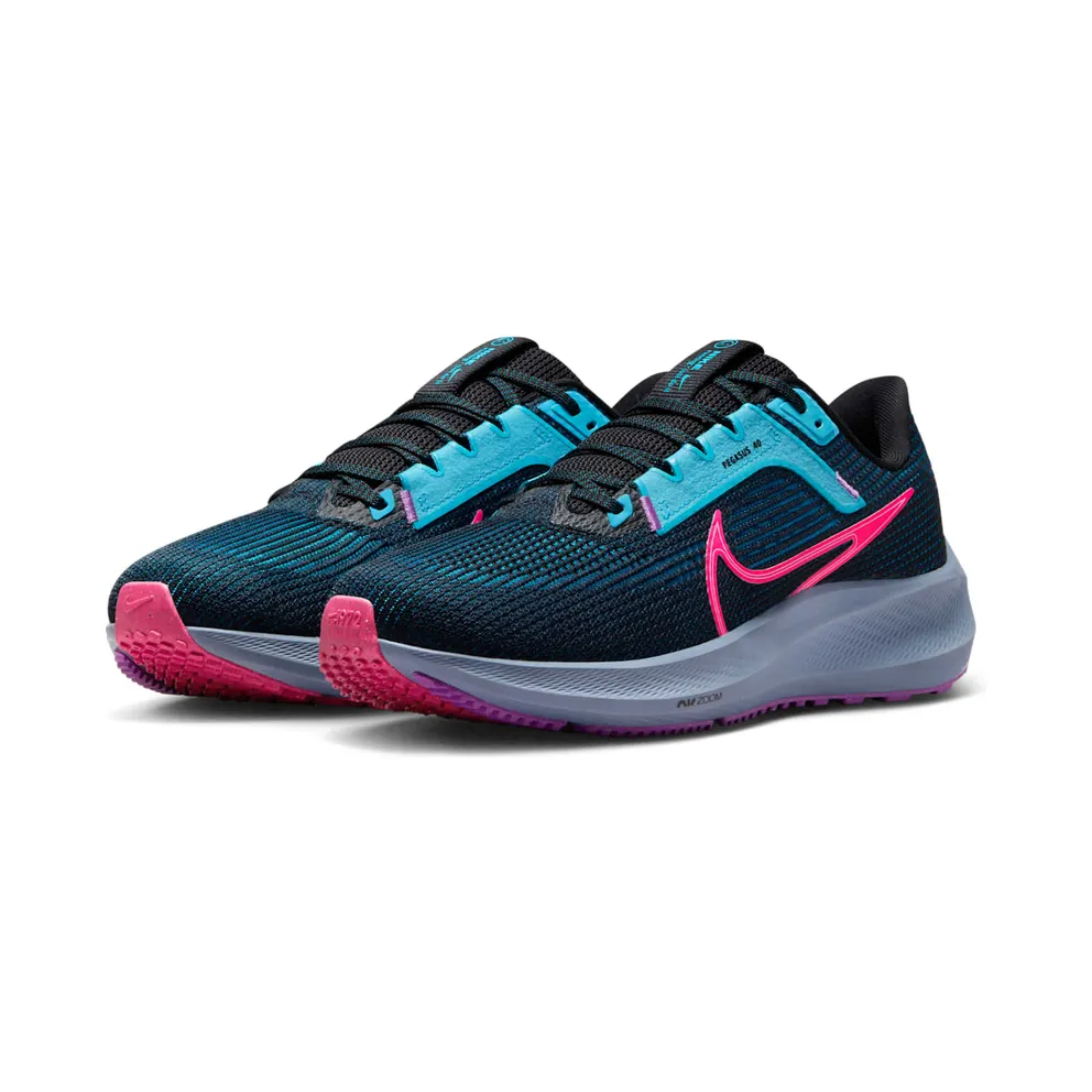 Nike Pegasus 40 SE Black Baltic Blue Hyper Pink (FJ2974-001)