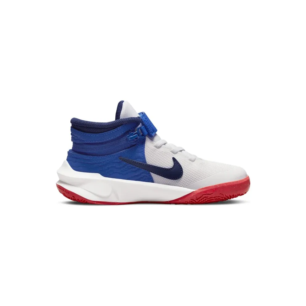 Nike Team Hustle D 10 FlyEase Younger Kids’ Easy On/Off White (DD7302-103)