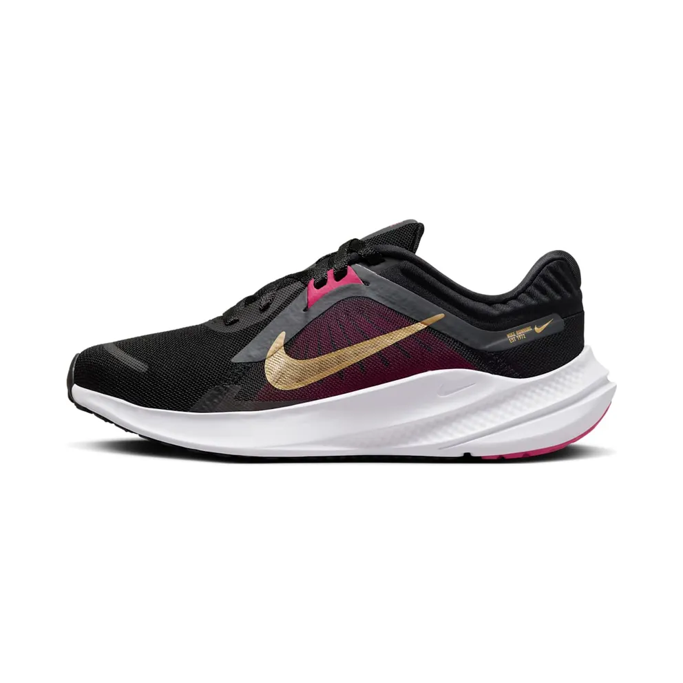 Nike Quest 5 Black Fireberry Metallic Gold (DD9291-009)