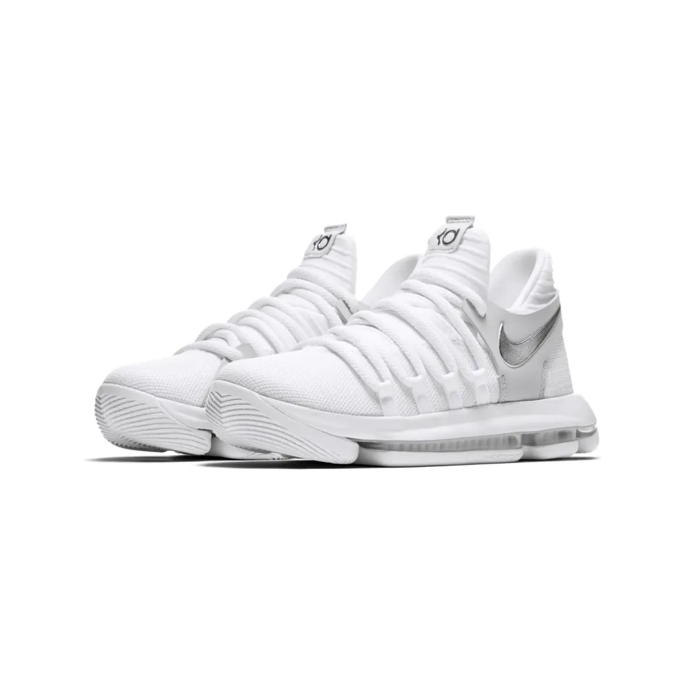 Nike KD 10 Still KD (GS) White/Chrome-Pure Platinum (918365-100)