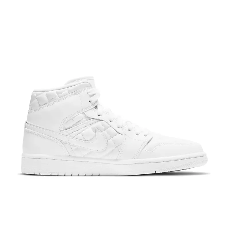 Jordan 1 Mid Quilted White White/White-White (DB6078-100)