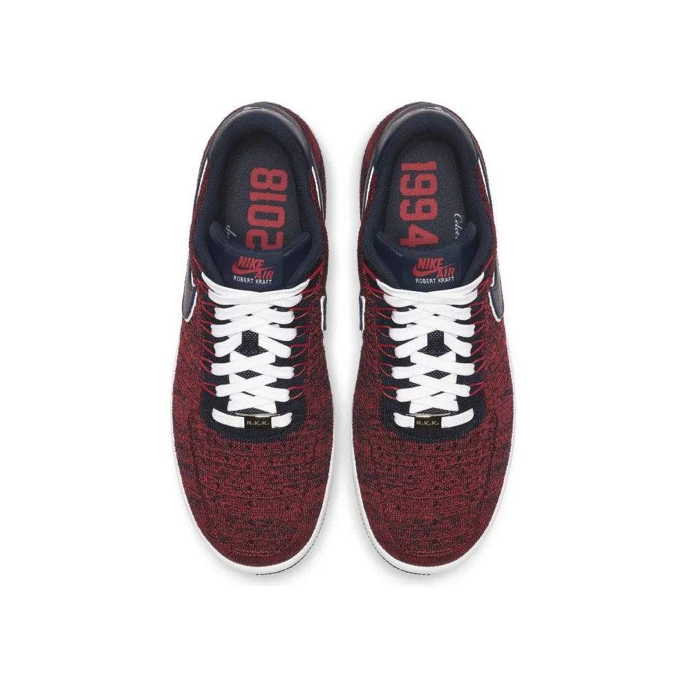 Nike Air Force 1 Ultra Flyknit Low RKK New England Patriots (2018) University Red/College Navy-White (AH8425-600)