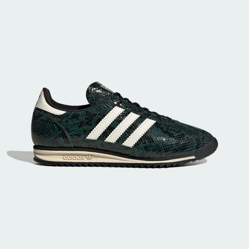 Adidas SL 72 OG Collegiate Green / Core Black / Cream White “Snake” (JS3982)