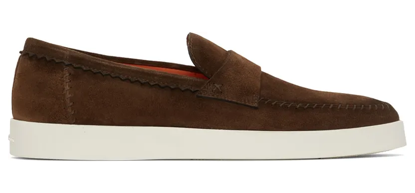 Santoni Brown Dowdy GEXU48 Sneakers (MGAI18087PANBGEXS50)