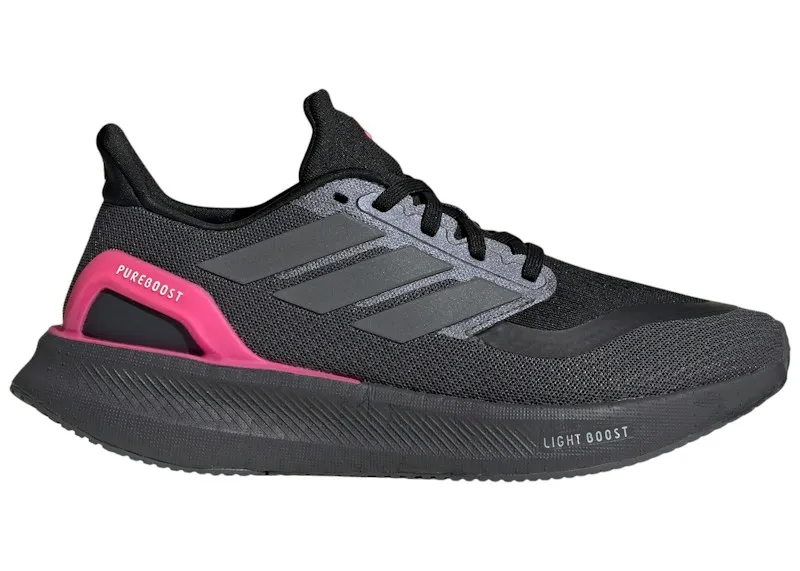 adidas Pureboost 5 Grey Iron Metallic Lucid Pink (IF9198)