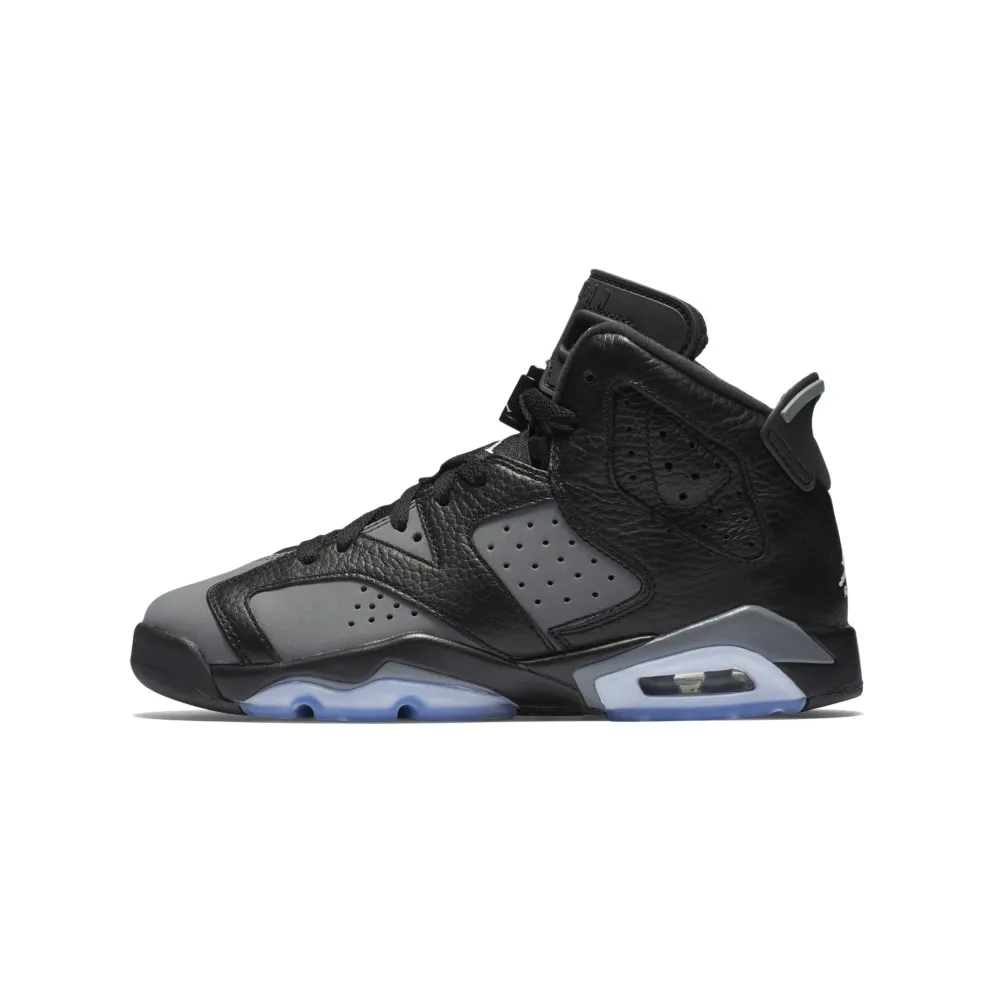 Jordan 6 Retro Cool Grey (GS) Black/Cool Grey-White (384665-010)