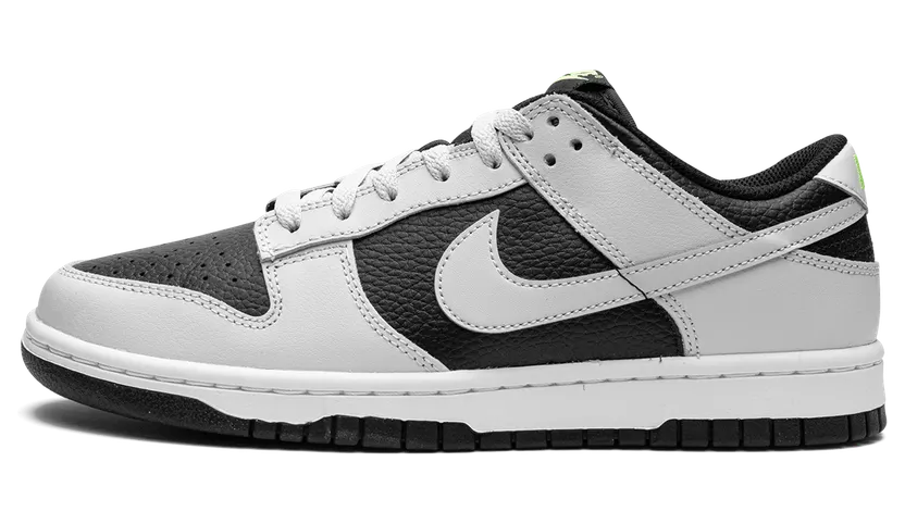 Nike Dunk Low “Grey Panda Volt” (FD9756-001)